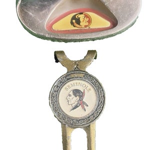 Florida State Seminoles Putter By HF Golf RH 35.5" New Grip Plus FSU Divot Tool