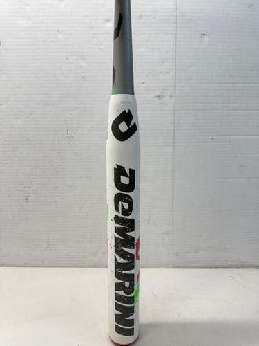 Used Demarini 2015 Vendetta VCF15 33/21 Fastpitch Bat - White/Green/Coral 11835-S000196443