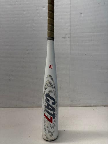 Used Marucci Cat 7 MJBBC7 25/15 USSSA 2 3/4” Bat - White/Red 11835-S000196471