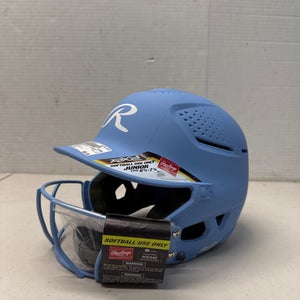 New Rawlings RX2 FP Batting Helmet w/Mask - Carolina Blue - S/M 11835-S000196614