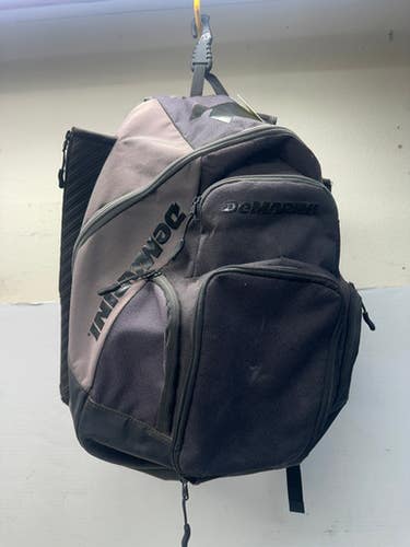 Used Demarini PLAYER BACKPACK BB/SB Player Backpack Black And Grey 11835-S000196746