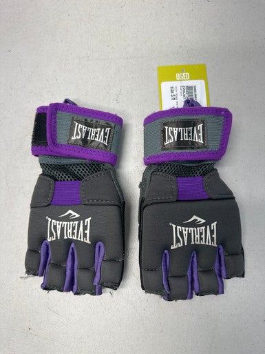 Used Everlast Martial Arts Gloves Black And Purple S/M 11835-S000196813