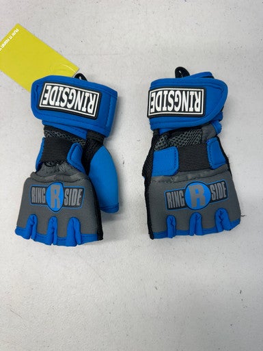 Used Ringside Martial Arts Gloves Grey And Royal Blue SM 11835-S000196814