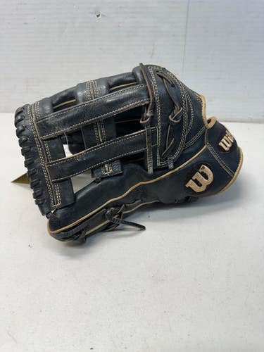 Used Wilson 1799 LH BB/SB Glove LH Throw Black 12 3/4" 11835-S000196819