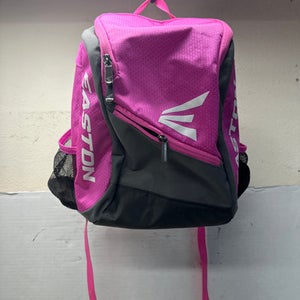 Used Easton GAME READY YTH BB/SB Player Backpack Grey And Pink 11835-S000196829