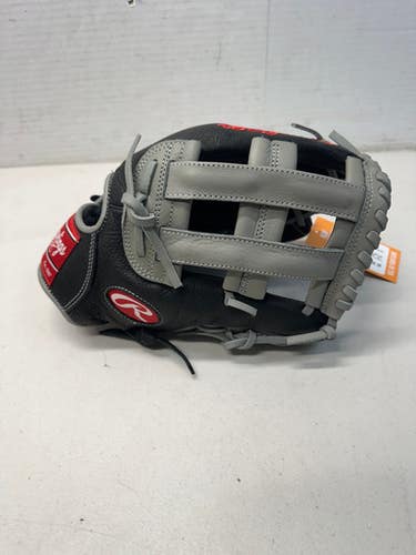 Used Rawlings WRS125HBGG BB/SB Glove RH Throw Black And Grey 12 1/2" 11835-S000196833