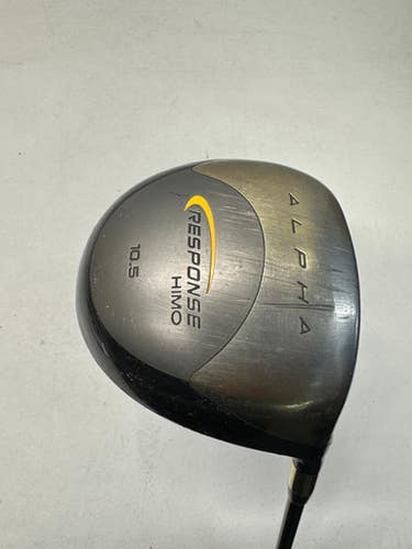 Used ALPHA RESPONSE HIMO Mens Driver RH 10.5 Degree 11835-S000196382