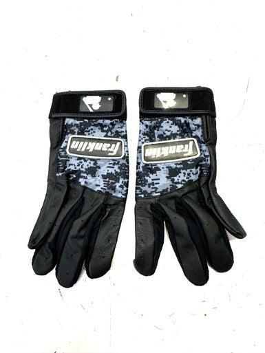 Used Franklin BB/SB Batting Gloves Black Junior 11860-S000294335