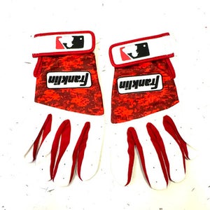 Used Franklin BB/SB Batting Gloves Red Junior 11860-S000294334