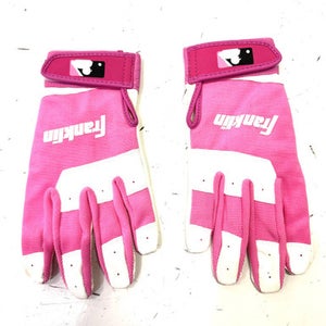Used Franklin BB/SB Batting Gloves Pink Junior 11860-S000294333