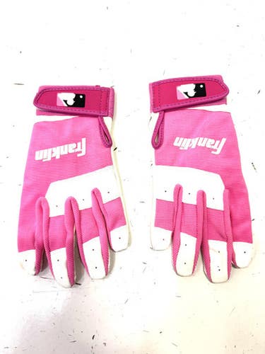 Used Franklin BB/SB Batting Gloves Pink Junior 11860-S000294333
