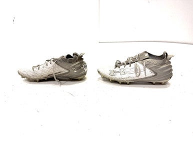 Used Under Armour LAX Cleats Mens White Senior 9.5 11860-S000294697