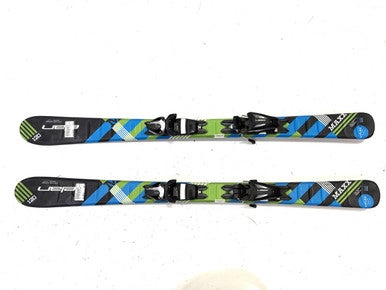 Used Elan ELAN MAX JR 120 Boys DH Ski/Binding Black 120 cm 11860-S000294784