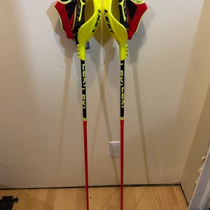 NEW Red Carbon Leki Ski Poles 48in/120cm