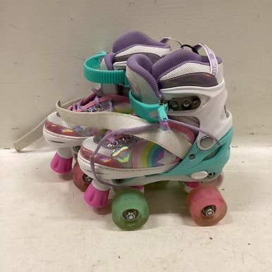 Used SULIFEEL ADJUSTABLE QUADS Junior Roller Quad Skates Turquoise Adjustable 11725-S000485164