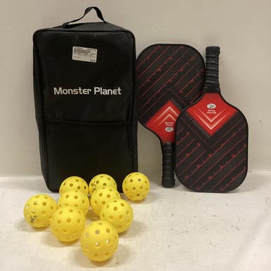 Used PICKLEBALL STARTER SET Pickleball Racquet Black 11725-S000486564