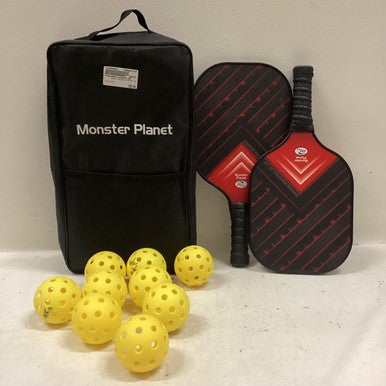 Used PICKLEBALL STARTER SET Pickleball Racquet Black 11725-S000486564