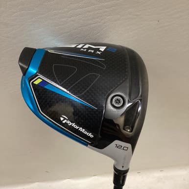 Used Taylormade SIM 2 MAX Mens Driver RH 12.0 Degree 11725-S000486573