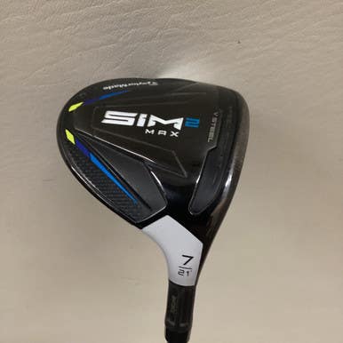 Used Taylormade SIM 2 MAX Mens Fairway Wood RH 7 Wood 11725-S000486575