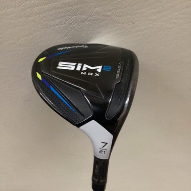 Used Taylormade SIM 2 MAX Mens Fairway Wood RH 7 Wood 11725-S000486575