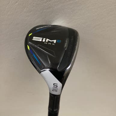 Used Taylormade SIM 2 MAX Mens Hybrid Club RH 5 Hybrid 11725-S000486576