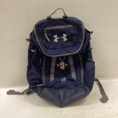 Used Under Armour BACK PACK BB/SB Player Backpack Navy Blue 11725-S000485370