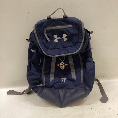 Used Under Armour BACK PACK BB/SB Player Backpack Navy Blue 11725-S000485370
