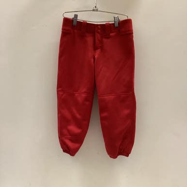 Used Mizuno BASEBALL PANTS YTH MD BB/SB Pant Boys Red MD 11725-S000488858