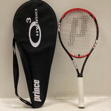 Used Prince 03 HYBRID HORNET Adult Tennis Racquet Black 4 5/8" 11725-S000488862