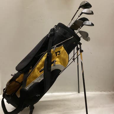 Used Walter Hagen T3 Teen Package Set RH Gold 11 Piece 11725-S000485552
