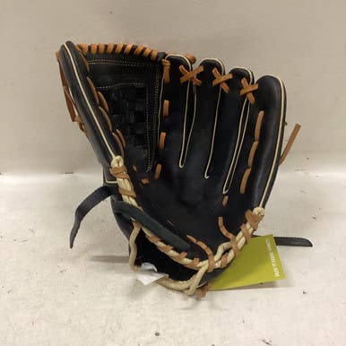 Used Mizuno GPSL 1201 BB/SB Glove RH Throw Black 12" 11725-S000486730