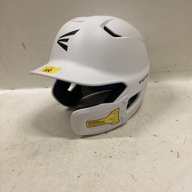 Used Easton SR BASEBALL HELMET\ Batting Helmet No Mask White LG 11725-S000486861