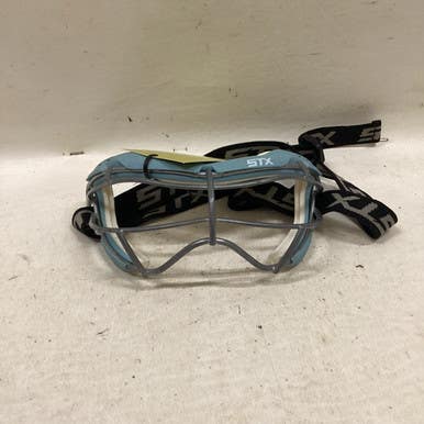 Used STX FOCUS S Lacrosse Facial Protect Carolina Blue Junior 11725-S000486913