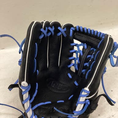 Used Wilson A950 AO9LB25DI1175 LHT BB/SB Glove LH Throw Black 11 3/4" 11725-S000488947