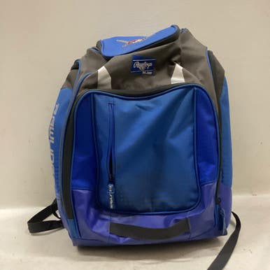 Used Rawlings BACK PACK BB/SB Player Backpack Royal Blue 11725-S000489123