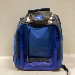Used Rawlings BACK PACK BB/SB Player Backpack Royal Blue 11725-S000489124