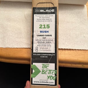 Brand new XC blades unsharpened. Will fit CCM holder XS 215