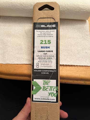 Brand new XC blades unsharpened. Will fit CCM holder XS 215