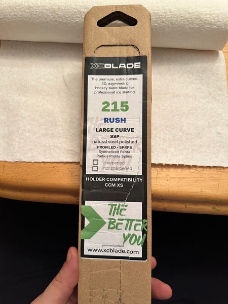 Brand new XC blades unsharpened. Will fit CCM holder XS 215