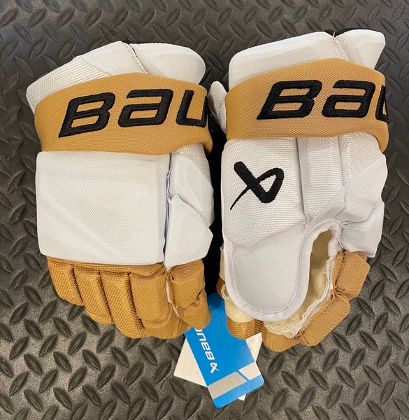 New Pro Stock Bauer Hyperlite Hockey Gloves Vegas VGK 13”
