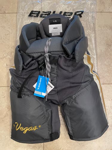 New Pro Stock Bauer Vapor Hockey Pants Vegas VGK Winter Classic Large