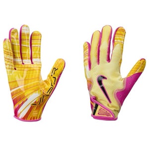 New adult large Nike Vapor Jet 8.0 football skill Gloves laser orange/pink