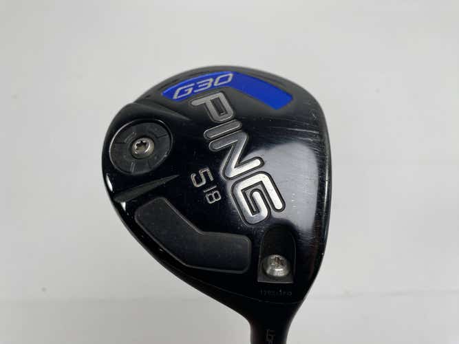 Ping G30 5 Fairway Wood 18* TFC 80 F Lite Senior Graphite Mens RH