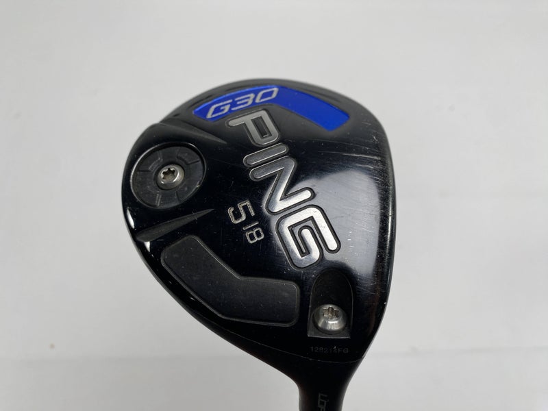 Ping G30 5 Fairway Wood 18* TFC 80 F Lite Senior Graphite Mens RH
