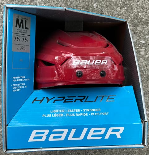 Bauer Hyperlite Hockey Helmet / Medium Large