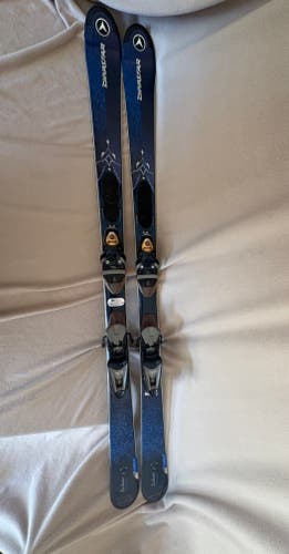 Women's All Mountain 158 cm Dynastar Exclusive 8 Skis With Bindings (Used)
