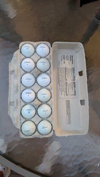 Titleist Golf Balls 12 Pack (1 Dozen) (Used)