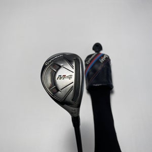 TaylorMade M4 4 Hybrid 22* Fujikura Atmos 6R Regular Graphite Mens RH HC