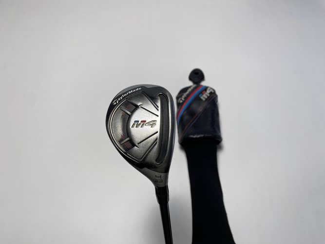 TaylorMade M4 4 Hybrid 22* Fujikura Atmos 6R Regular Graphite Mens RH HC