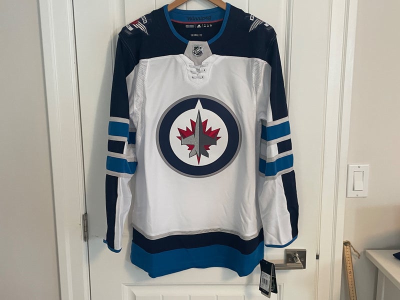 BNWT Authentic NHL Adidas Winnipeg Jets Home White Jersey Size 46 Small NEW